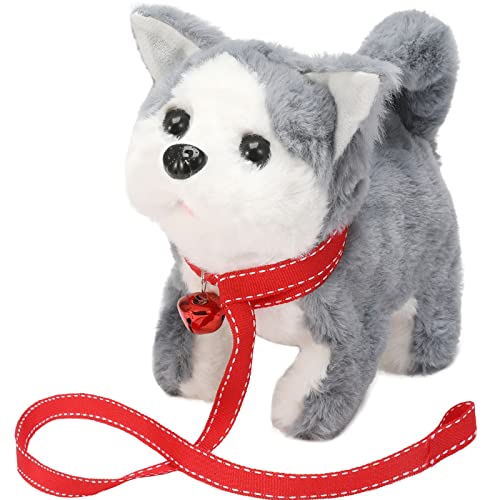 Plush Husky Dog Toy Puppy Electronic Interactive Dog Walking