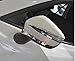 2pcs ABS Chrome Rearview Side Mirror Cover Trim Strip Emblems For Mazda CX5 CX-5 2015 2016 2017 2018 ( Not fit for 2017 Mazda CX5 GT Modal )