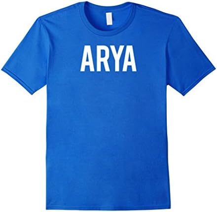 Mens Arya T Shirt - Cool new funny name fan cheap gift tee XL Royal Blue