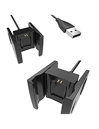 Fitbit Charge 2 Cargador de repuesto, benestellar 2-Pack 1 m o 55 cm recambio cable de carga para Fitbit Charge 2