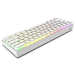 GK GAMAKAY MK61 RGB Pudding Keyboard, 61 Keys
