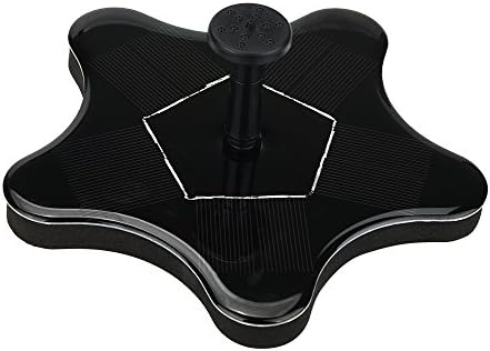 Solar Fountain Pump,Solar Bird Bath Fountain Pump, Free Standing Solar Fountain Water Pumps Panel Kit Outdoor Birdbath Watering Submersible Pump for Garden Patio Courtyard Pool Aquarium