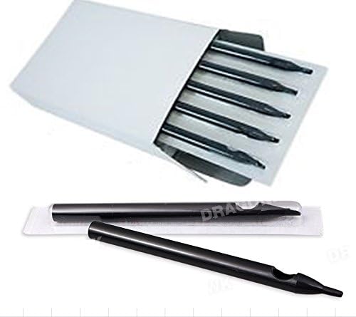 50 pcs Disposable Sterile Tattoo Long Tips Stem Nozzle Tube 9RL