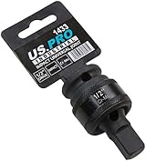 US PRO 1/2 Drive Impact Universal Joint Wobble Angle Extension Swivel UJ view 3