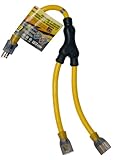 Prime GCT20802 2ft. 12/3 STOW 20amp T-Blade "Y" Adapter