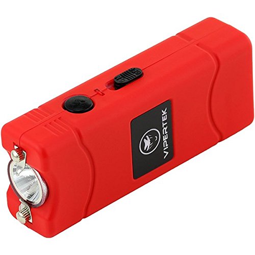 VIPERTEK VTS881 35 Billion Micro Stun Gun Rechargeable with LED Flashlight, Red Pricepulse