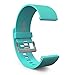 Teak - Silicone Replacement Wristband for Fitbit Blaze - Small Teal