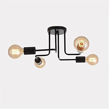 Amazon Com Baycher Army Industrial Deck Ceiling Light 4 46 Lamp