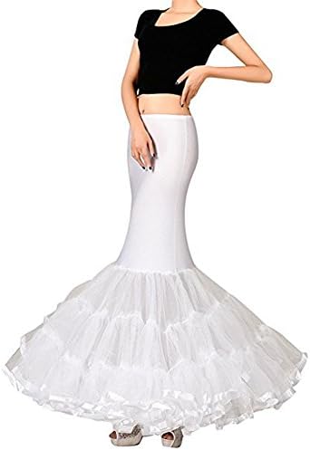Women's Trumpet Mermaid Bridal Petticoat Crinoline Slips Underskirt