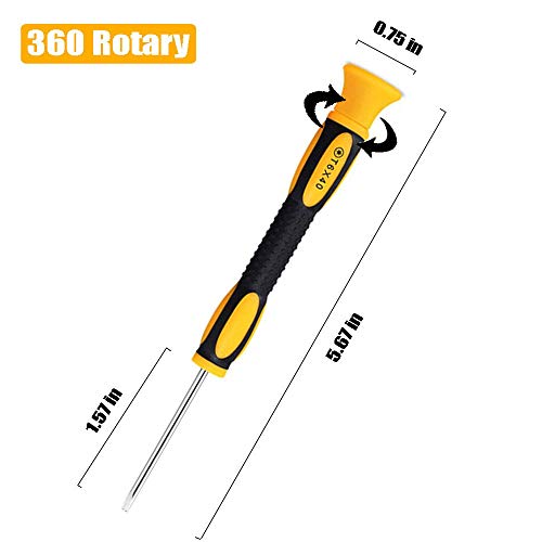 Eyeglasses Repair Kit, HKIDEE Sunglasses Repair Kit with 6 Pcs Precision Screwdriver