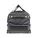 FUL Workhorse 30 Inch Rolling Duffel Bag, Split-Level Checked Travel Luggage with Hardshell Base and Wheels, Black