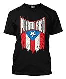 Big Puerto Rico Distressed Flag Men's T-shirt