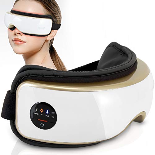 Heated Therapy Electric Eye Massager Wireless Temple and Eye Massager