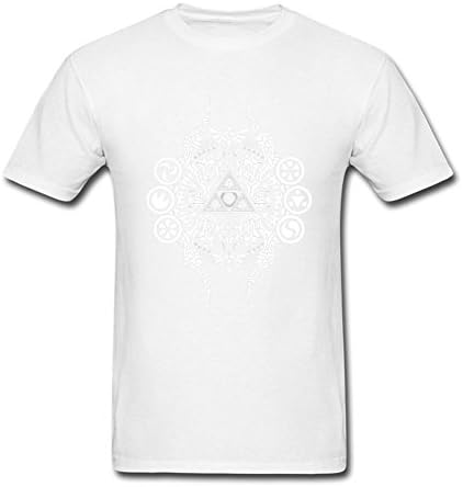 huaxian Mens 100% Cotton Nintendo Legend of Zelda Triforce Design t-shirt