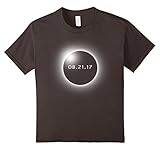 Kids Circle Total Solar Eclipse Celestial Fanatic T-shirt 12 Asphalt