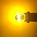 10-Pack T10 194 168 168 2825 Extremely Bright Amber/Yellow 200Lums Canbus Error Free 12V LED Light,8-SMD 5730 Chipsets Car Replacement Bulb For Map Dome Courtesy License Plate Side Marker Light