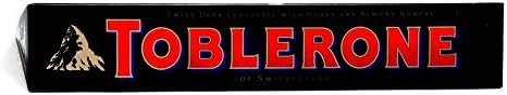Toblerone Dark Chocolate Bar 3.52 oz each (5 Items Per Order)