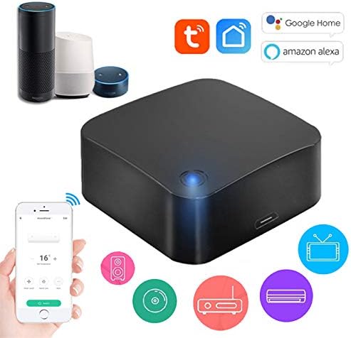 YOPU Smart Wireless WiFi IR mando a distancia TuyaSmart Life APP WiFi Controlador remoto infrarrojo aire acondicionado TV compatible con AlexaEcho Google Home