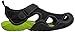 crocs Men's Swiftwater M Fisherman Sandal, Black/Volt Green, 11 M US