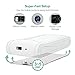 Sable Mattress with Built-in Pump, Upgraded Inflatable Blow Air Bed Comfortable Flocked Top Pillow Storage Bag, Height 17 inches, Twin Size for an Adult, Grey