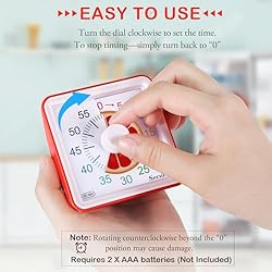 Secura 60-Minute Visual Timer, Timer for