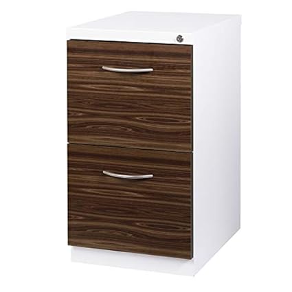 Amazon Com Hirsh 2 Drawer Wood Front Mobile Pedestal Filing