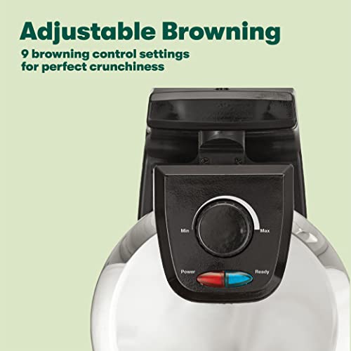 BELLA Classic Rotating Belgian Waffle Maker with Nonstick Plates