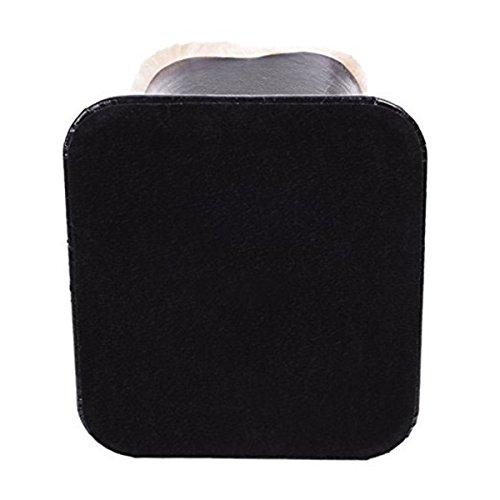 VIEEL Eyeglasses Holder & Stand Case, PU Leather Plush Lined Household Magnetic Holder Protective Anti-scratch Dustproof Stand Case for Eyeglass and Sunglasses (L-Black)