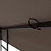 Yescom 10'x10' Gazebo Top Replacement for Beach Cabanas for 1 Tier Outdoor Canopy Cover Patio Garden Yard Coffee Liqueur Y0041010