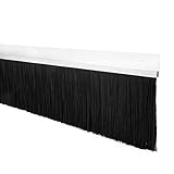 uxcell Door Brush Bottom Sweep h-Shape Aluminum