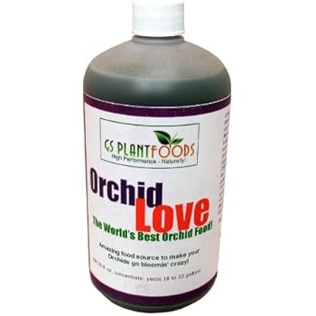 Orchid Love- The World's Greatest Orchid Food!(Net 32 fl oz. concentrate: yields 16 to 32 gallons)
