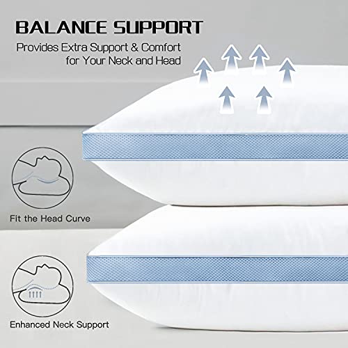 Mislili Pillows, Standard Size Pillows for Sleeping, 2 Pack Pillows for