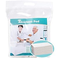 Gelling Absorbent Pads for Commode Liners,Disposable Super-Absorbent Pads for Bedside Commode Bags, Economic Pack, Universal Fit (68 Count)