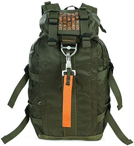 ARMYCAMO AIR FORCE Parachute Buckles Rucksacks Nylon Tactical Backpack Deployment Bag Olive
