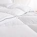Bedsure King Comforter Duvet Insert with Corner Ties-Quilted Down Alternative Comforter Box Stitching Design White 102
