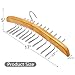 ANKO Tie Belt Hangers 2 Pack, Adjustable Rotating 24 Clip Scarf Racks Holder Hook for Homewares Closet Accessories Organizers Storage