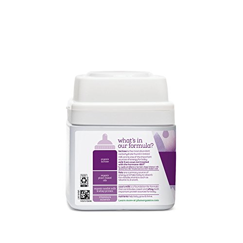 Plum Organics Baby Organic Infant Formula with Iron, 21 Ounce