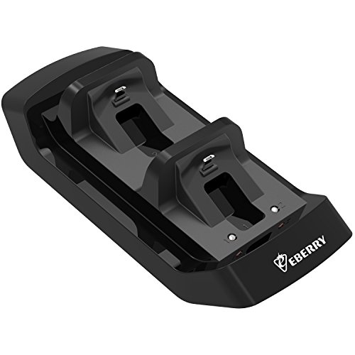 eBerry-Docking-Station-for-PS4-Controllers-Dual-Charger-Dock-USB-Charging-Stand-for-PlayStation-4-PS4-DualShock-4-Wireless-Controller-Black