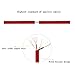 Suanna iPhone Cable 3Pack 10FT Nylon Braided Certified Lightning to USB iPhone Charger Cord for iPhone 8 7 Plus 6S 6 SE 5S 5C 5, iPad 2 3 4 Mini Air Pro, iPod Nano 7 - Red