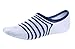 Spikerking Mens New Sports No Show Deodorant Socks 5 Pack Crew Socks(Size:6-11) (One Size, 5 Pack-5 Color)