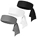 Head Tie Headband for Men & Women - 1PCS / 2PCS / 3PCS - Keep Sweat Out of Your Face - Moisture Wicking & Performance Stretch - Sports Headband for Tennis Running Gym and Working Out