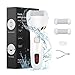 Electric Callus Remover, Rechargeable Foot File Electronic Callus Shaver for Feet Professional Pedicure Kit Waterproof Removal Tools with 3 Coarse Roller Heads for Hard Cracked Heels & Dead Skin