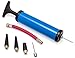 Ball Pump for Exercise Ball - Needle Kit Inflates Any Gym Yoga Ball Pump - Small Beach Ball Pump Kit - Ballon Pump 8 inch - Rubber Medicine Ball Pump Adaptor - Air Pump Hose Extension Schrader Tire
