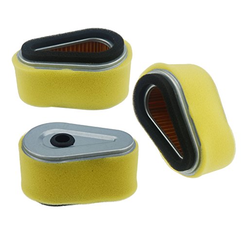 HIFROM Pack of 3 Replace 100188 Air Filter Combo fit for Kawasaki FC150V 11013-2120 11013-2175 John Deere M79451 Lawn Mower