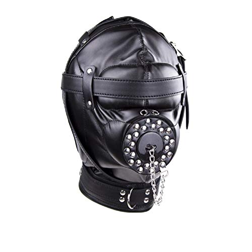 Sexy Kinky Full Head Bondage Erotic Adult Couple Play Game Toy Fetish Mask Hood