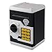 Qwifyu Piggy Bank for Boys Girls, 4 5 6 7 8 9 10 Year Old Girl Boy Birthday Gift Ideas, Electronic Password Money Saving Box ATM, Great Gift Safe Bank Toys for Kids (Blackish Green)