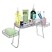 MyGift Chrome Plated Metal Over The Sink Organizer Shelf Rack, 3 Tiered Bathroom or Kitchen Sink Storage Display Caddy
