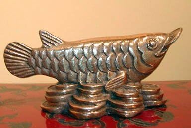 Arowana Fish on Coins - New Lower Price