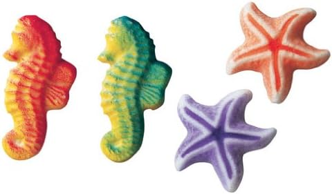 12 Count Sea Creatures Assorted Dec-ons