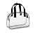 Basic Clear Work Handbag / Clear NFL Stadium Compliant Purse